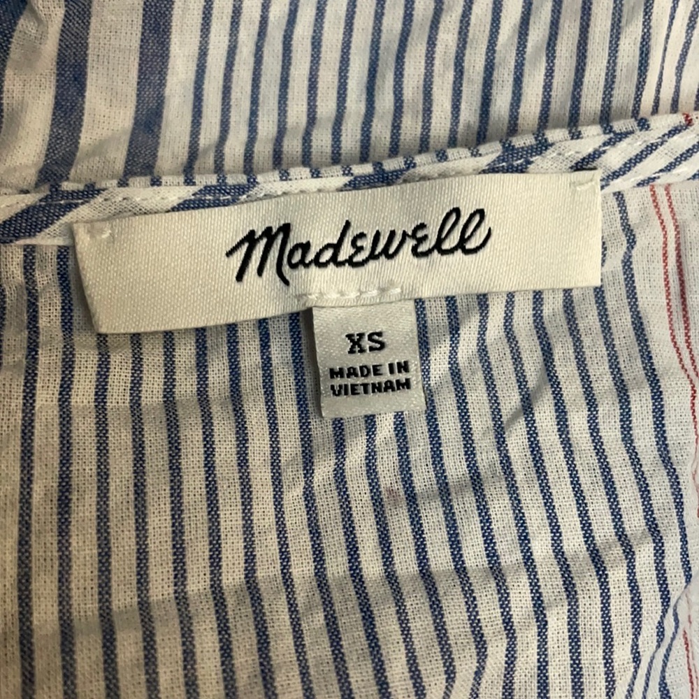 Madewell Striped Drawstring Top - image 4